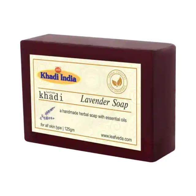 Khadi Leafveda Lavender Soap (1 Packet Of 125 gm Soap)
