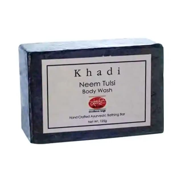 Khadi Mauri Herbal Neem Tulsi Soap (1 Packet Of 125 gm Soap)
