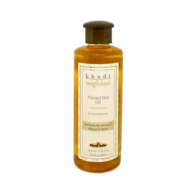 Khadi Meghdoot Almond Hair Oil (1 Bottle of 210 ml Oil)
