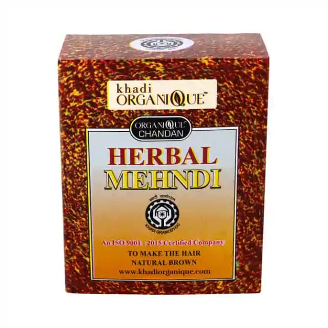 Khadi Organique Herbal Mehndi Brown (1 Box Of 100 gm Powder)