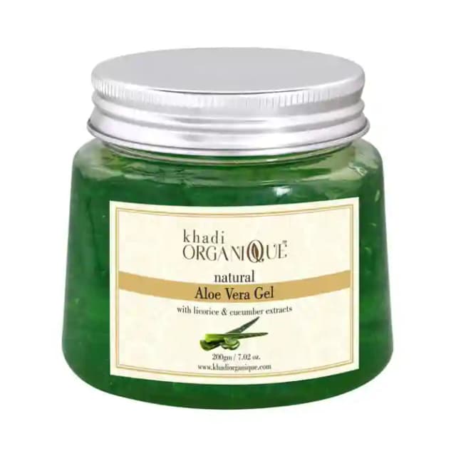 Khadi Organique Natural Aloe Vera Gel (1 Jar Of 200 gm Gel)