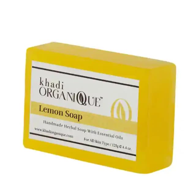 Khadi Organique Soap Lemon (1 Packet Of 125 gm Soap)