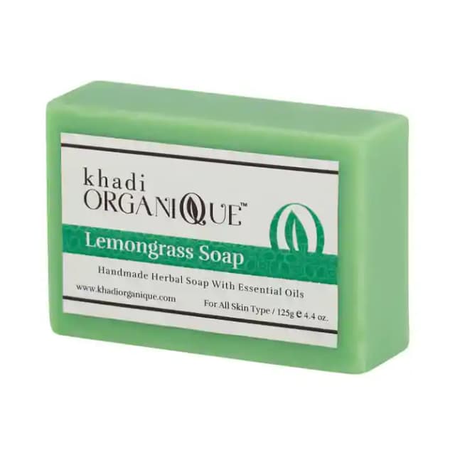Khadi Organique Soap Lemongrass (1 Packet Of 125 gm Soap)