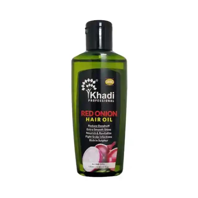 Khadi Professional Red Onion Hair Oil (1 Bottle of 100 ml Oil)