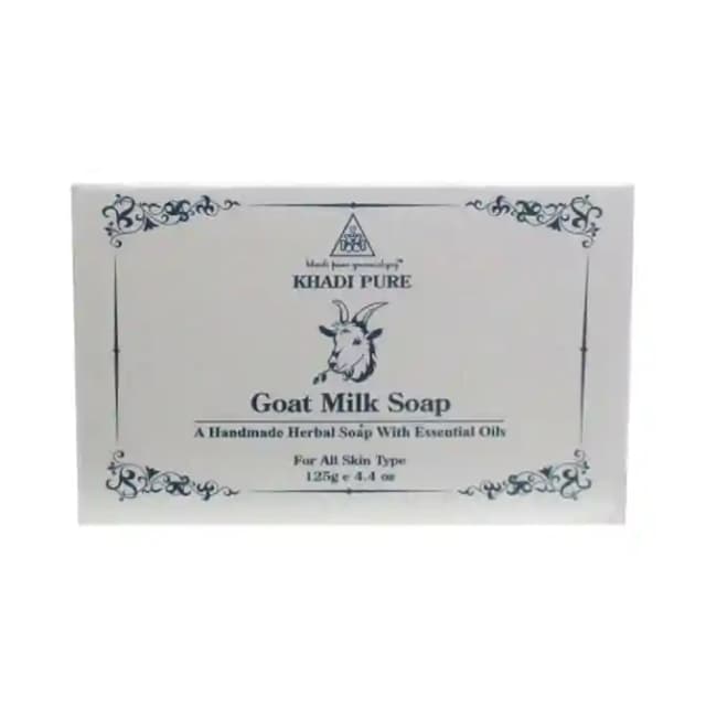 Khadi Pure Goat Milk Soap (1 Box Of 125 gm Soap)