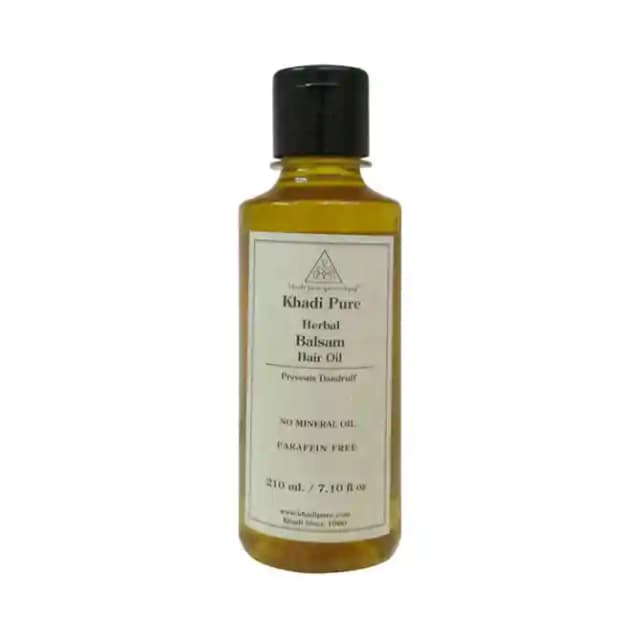 Khadi Pure Herbal Balsam Hair Oil (1 Bottle of 210 ml Oil)
