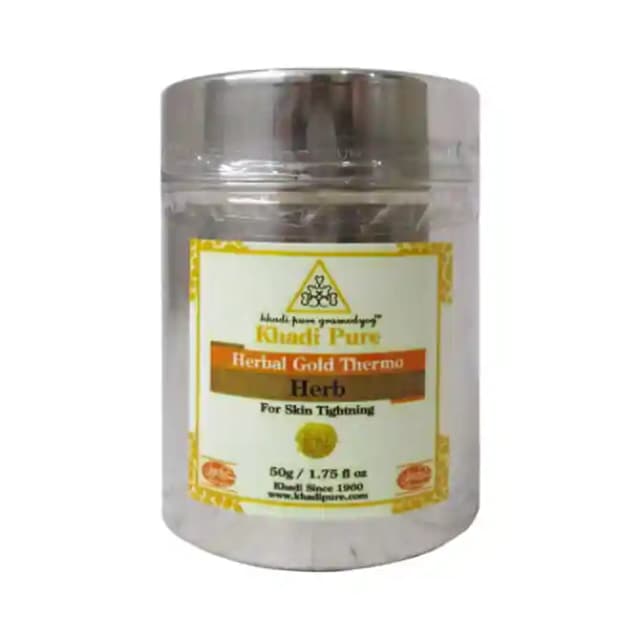 Khadi Pure Herbal Gold Thermo Herb (1 Jar Of 50 gm Face Pack)