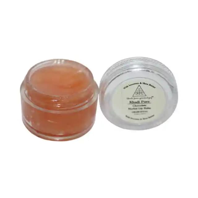 Khadi Pure Herbal Lip Balm Chocolate (1 Box Of 10 gm Balm)