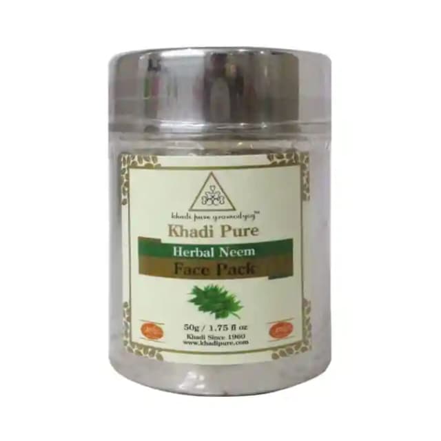 Khadi Pure Herbal Neem Face Pack (1 Jar Of 50 gm Face Pack)