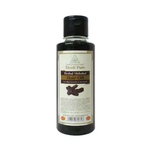 Khadi Pure Herbal Shikakai Hair Oil (1 Bottle of 210 ml Oil)
