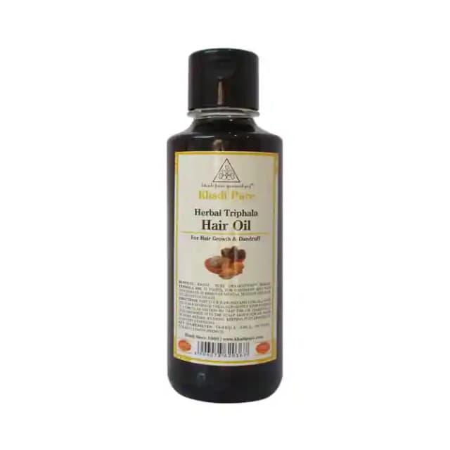 Khadi Pure Herbal Triphala Hair Oil (1 Bottle of 210 ml Oil)