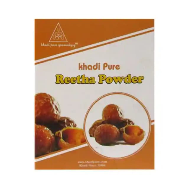 Khadi Pure Reetha Powder (1 Box Of 80 gm Powder)