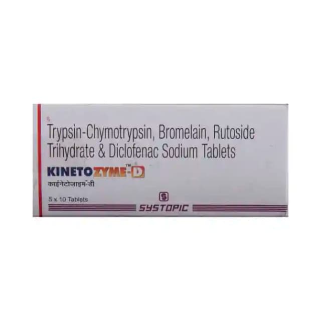 Kinetozyme D (10 tablets in 1 strip)
