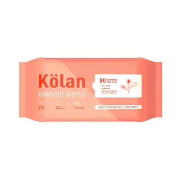 Kolan Bamboo Wipes (1 Packet Of 80 wipes)
