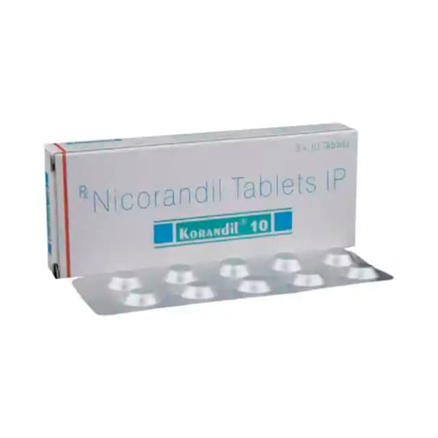 Korandil 10 (10 tablets in 1 strip)