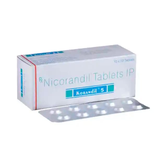 Korandil 5 (10 tablets in 1 strip)