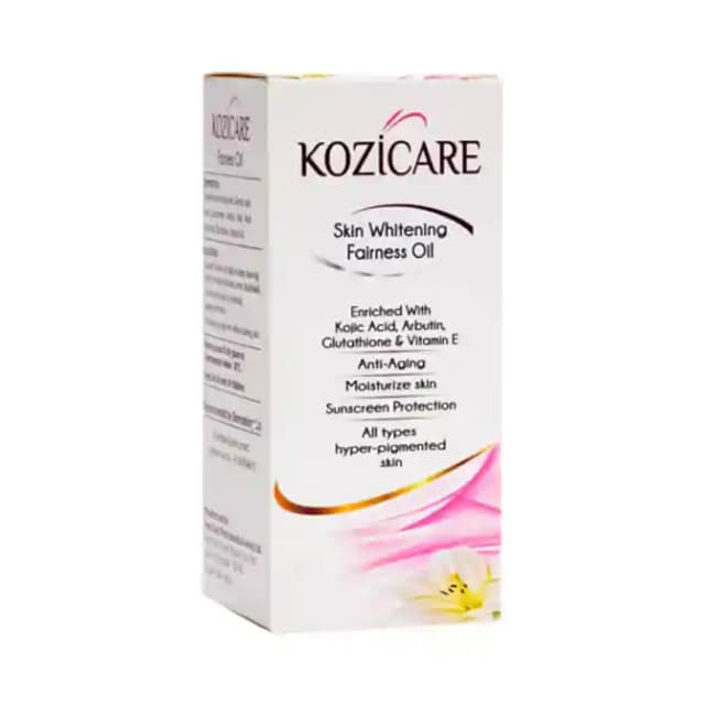 Kozicare Skin Whitening Fairness Oil (1 Bottle of 60 ml Oil)