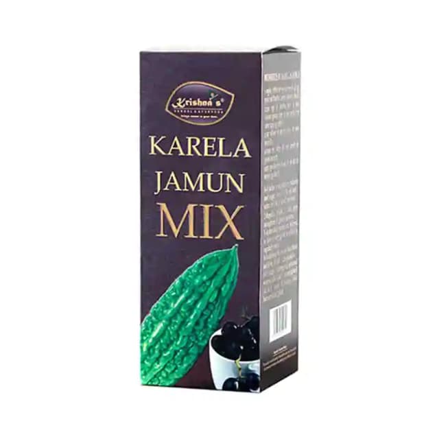 Krishnas Karela Jamun Mix Juice (1 Bottle of 1000 ml Juice)