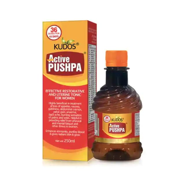 Kudos Active Pushpa (1 Bottle of 250 ml Tonic)