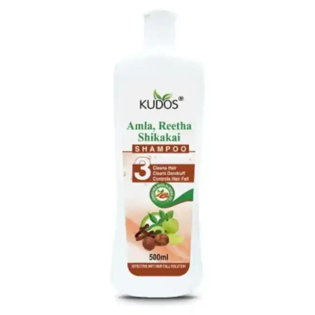 Kudos Amla Reetha Shikakai Shampoo (1 Bottle of 500 ml Shampoo)