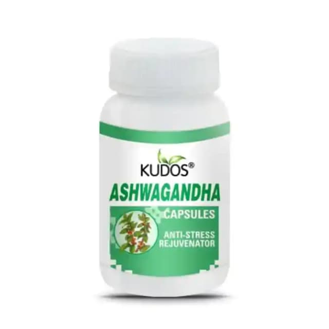 Kudos Ashwagandha (1 Bottle of 60 capsules)