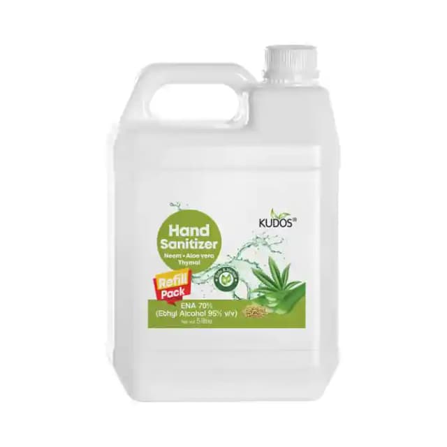Kudos Hand Sanitizer Refill (1 Canisterof5 Ltr Sanitizer)