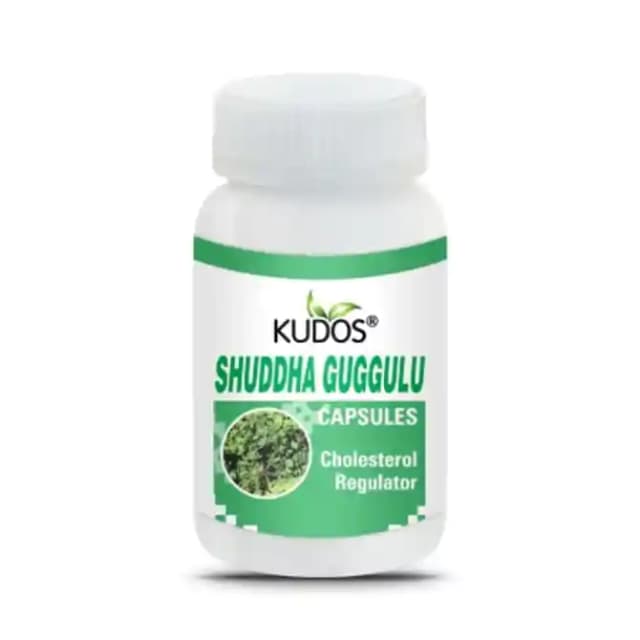 Kudos Shuddha Guggulu (1 Bottle of 60 capsules)