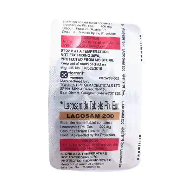 Lacosam 200 (15 tablets in 1 strip)