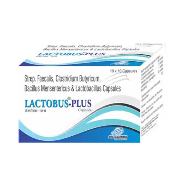 Lactobus Plus (1 Strip Of 10 capsules)