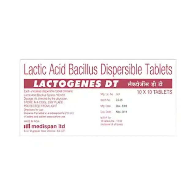 Lactogenes DT (1 Strip Of 10 tablets dt)