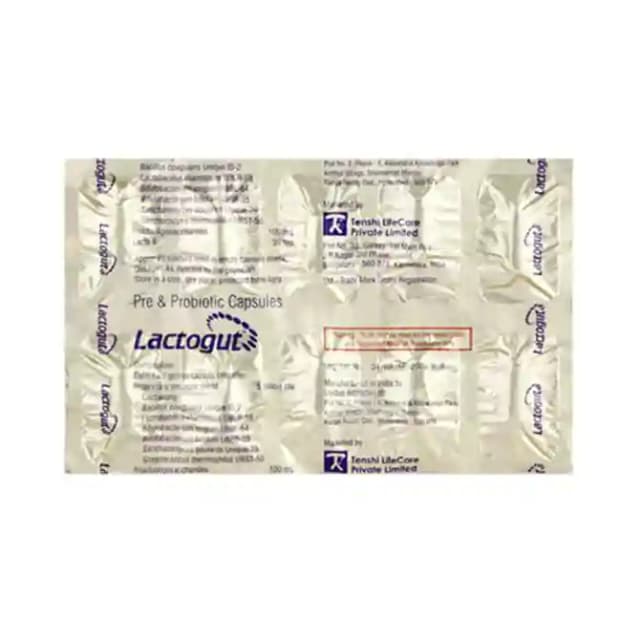Lactogut (1 Strip Of 10 capsules)