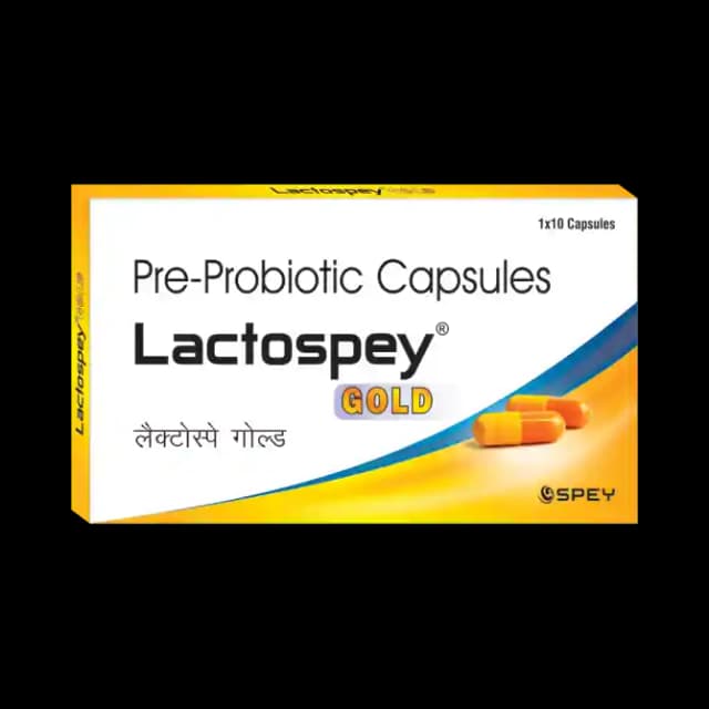 Lactospey Gold (1 Strip Of 10 capsules)