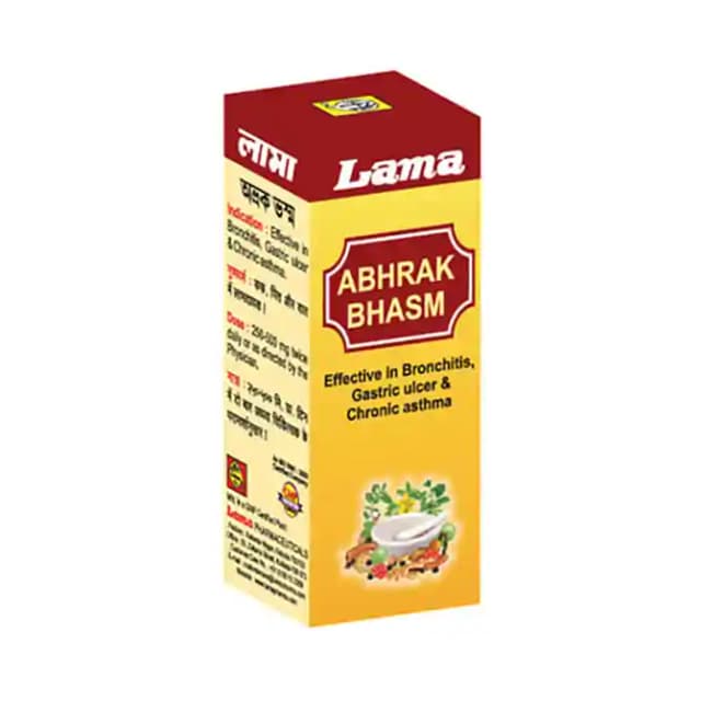 Lama Abhrak Bhasm (1 Box Of 10 gm Powder)