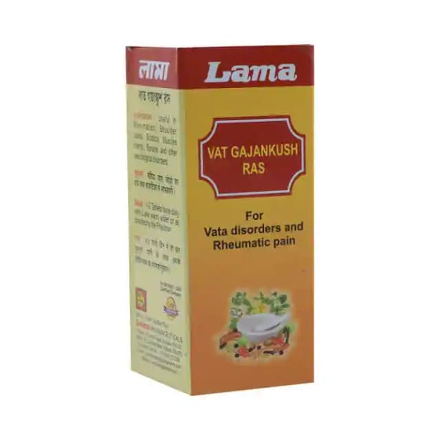Lama Vat Gajankush Ras (1 Bottle of 10 gm tablets)