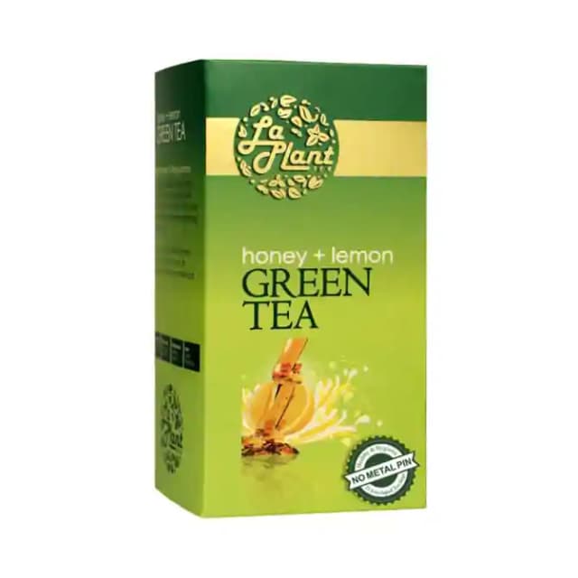 Laplant Green Tea Bag Honey+Lemon (1 Box Of 25 tea bags)