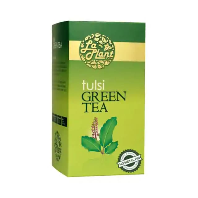 Laplant Green Tea Bag Tulsi (1 Box Of 25 tea bags)