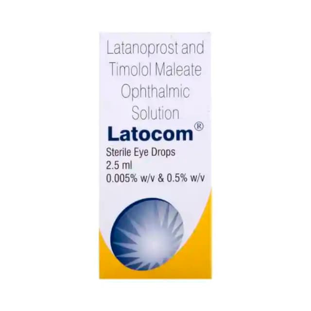 Latocom Eye Drops (2.5 ml in 1 packet)