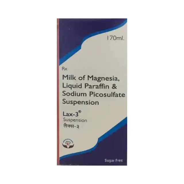 Lax 3 Oral Suspension Sugar Free (170 ml in 1 bottle)