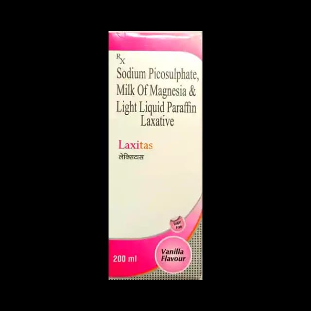 Laxitas Syrup Vanilla Sugar Free (200 ml in 1 bottle)