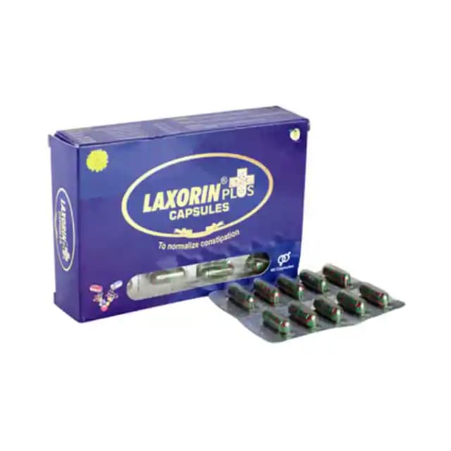Laxorin Plus (1 Strip Of 10 capsules)
