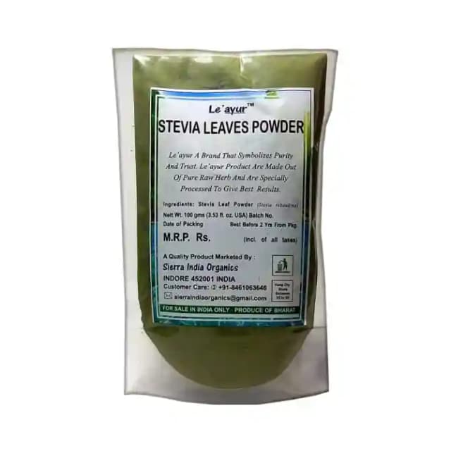 Le ayur Stevia Leaves Powder (1 Packet Of 100 gm Powder)