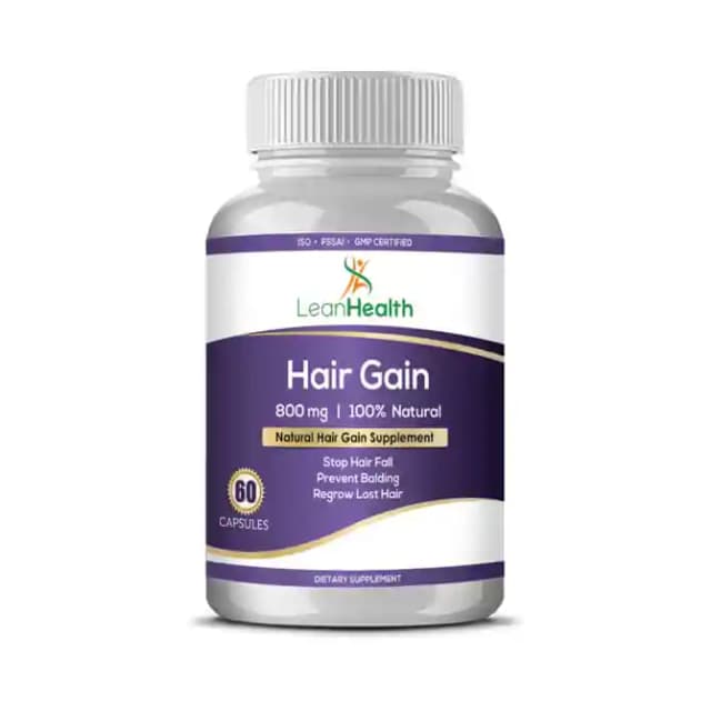 Leanhealth Hair Gain 800mg (1 Bottle of 60 capsules)