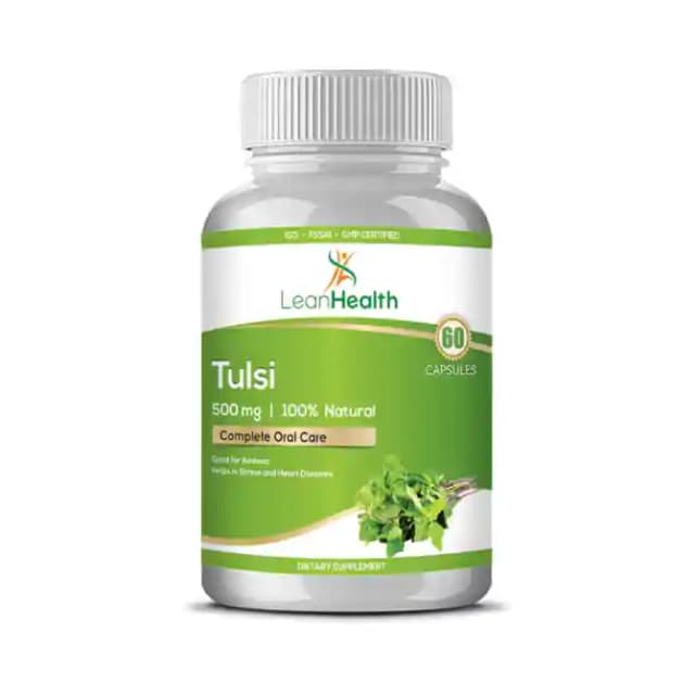 Leanhealth Tulsi 500mg (1 Bottle of 60 capsules)