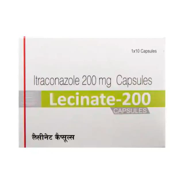 Lecinate 200 (10 capsules in 1 strip)