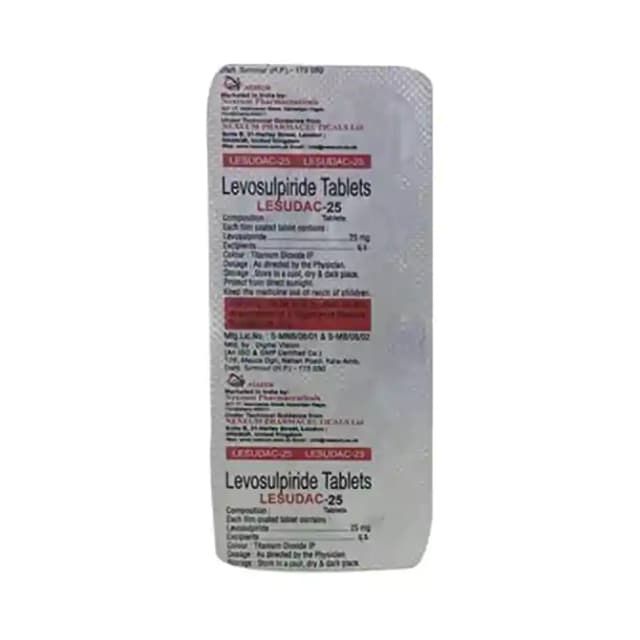 Lesudac 25 (10 tablets in 1 strip)