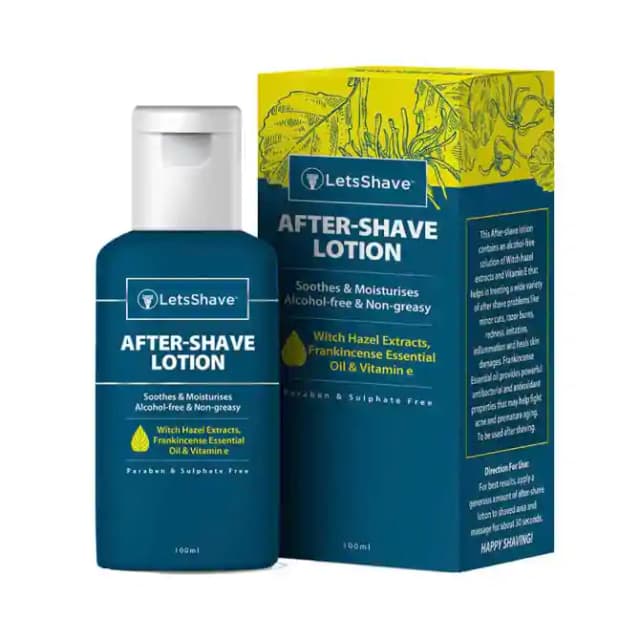 LetsShave After Shave Lotion (1 Bottle of 100 ml Lotion)