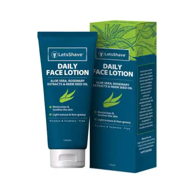 LetsShave Daily Face Lotion (1 Tube Of 100 ml Lotion)