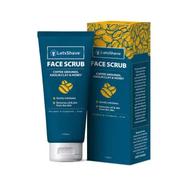 LetsShave Face Scrub (1 Tube Of 100 ml Scrub)