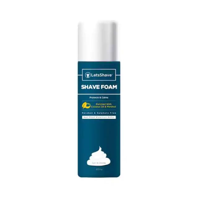 LetsShave Shave Foam Buy 1 Get 1 Free (1 Bottle of 200 gm Foam)