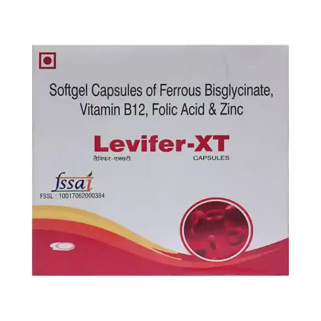 Levifer XT (1 Strip Of 10 soft gelatin capsules)